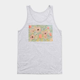 Pastel floral print Tank Top